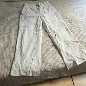 Linen high waisted pants